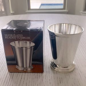 Silver plated godinger tumbler new in the original box